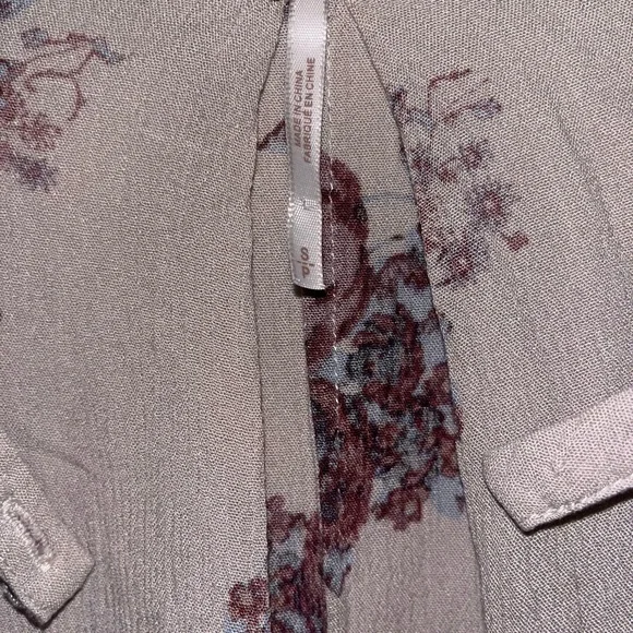 Free People Floral Hi-Lo Dress or Top, Size Small Petite - Picture 2 of 4